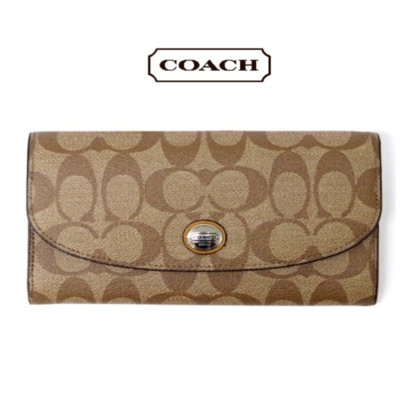 Coach Handbags - Coach Peyton Floral Print Slim Envelope Wallet